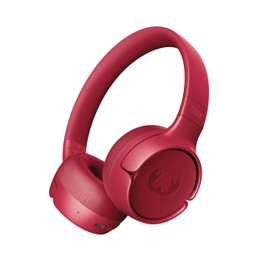 Fresh 'n Rebel Code Fuse Bluetooth Headphones On-Ear Wireless 30 Hours Playtime with Microphone and Voice Assistant, Volume Control and Play/Pause Buttons, Foldable (Berry Red)