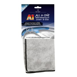 Dr. Wack - A1 ALL in ONE Mikrofasertuch Innen & Glas I Premium Auto-Mikrofasertuch für alle Oberflächen I Aus besonders weichem Garn I Flauschig & fusselfrei I Hochwertige Autopflege – Made in Germany