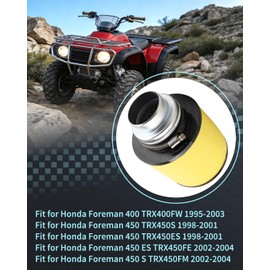 Air Filter & Air Cleaner Body Fit for Honda Foreman 400 450 TRX400FW TRX450 S/ES/FE/FM 1995-2004, Replace 17211-HM7-000