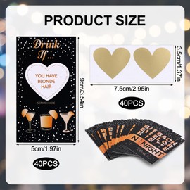 NQEUEPN 40pcs Bachelor Party Game Cards, Double-Sided Printing Bachelorette Party Card Games Bachelor Party and Drinking Games Cards for Girls for Bachelor Parties and Gatherings
