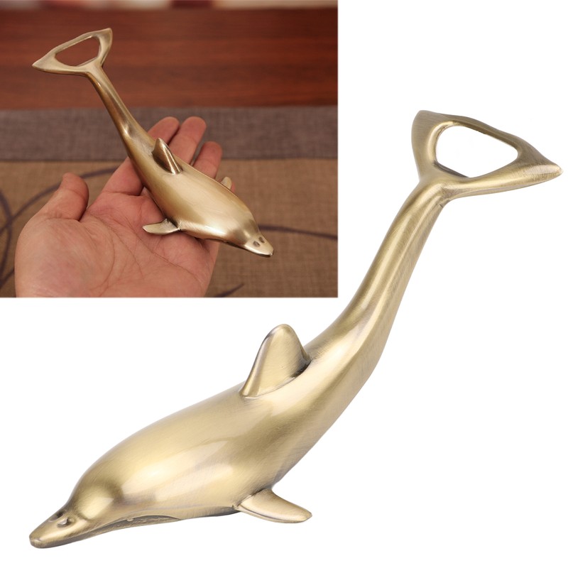 Bottle Opener Exquisite Dolphin Shape Rust Resistant Anti Slip Grip