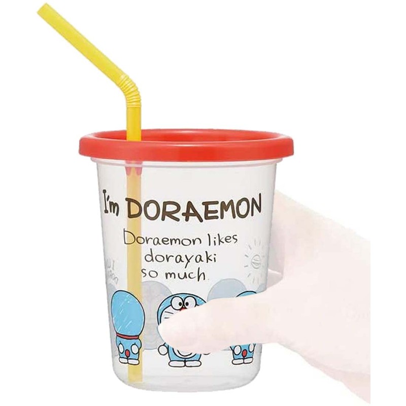 Skater SIH3ST I'm Doraemon Tumbler with Straw, 3 Pieces, Made