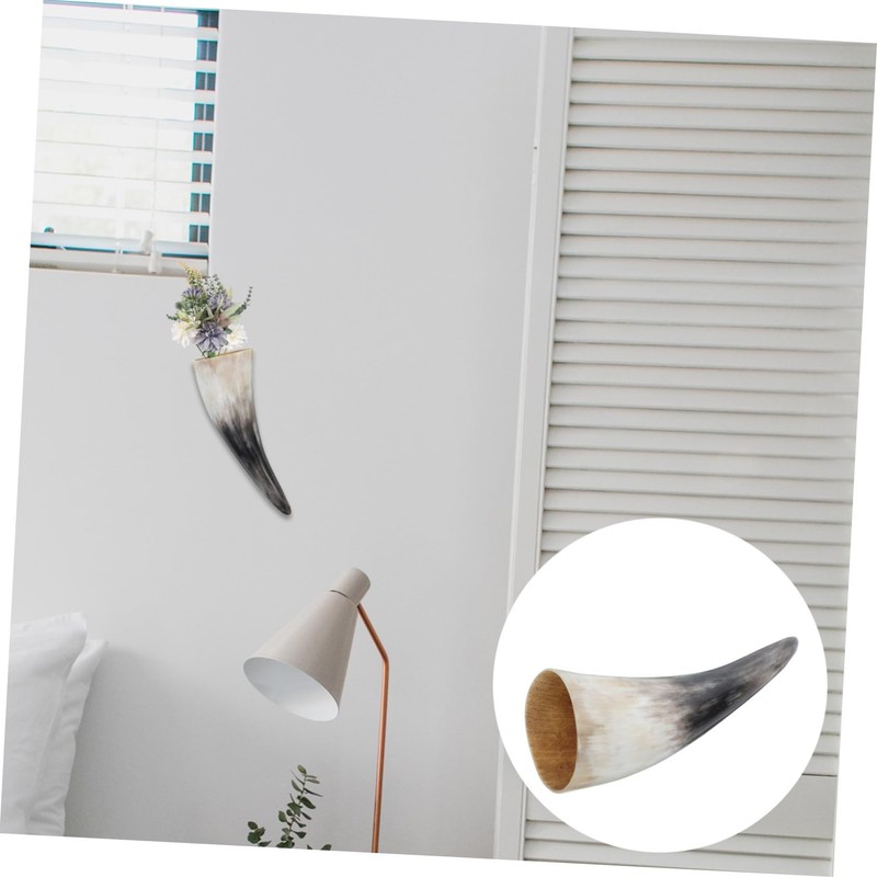 Levemolo Horn Wall Hanging Decoration Cow Horn Bull Horns