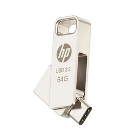 【Gish Japan Co., Ltd. Japan General Agent】Type-C/A USB Memory OTG USB 3.2 USB 64GB Maximum Read Speed 100MB/s Lightweight Alloy Construction Sturdy and Durable USB Memory Type-C & Type-A Dual