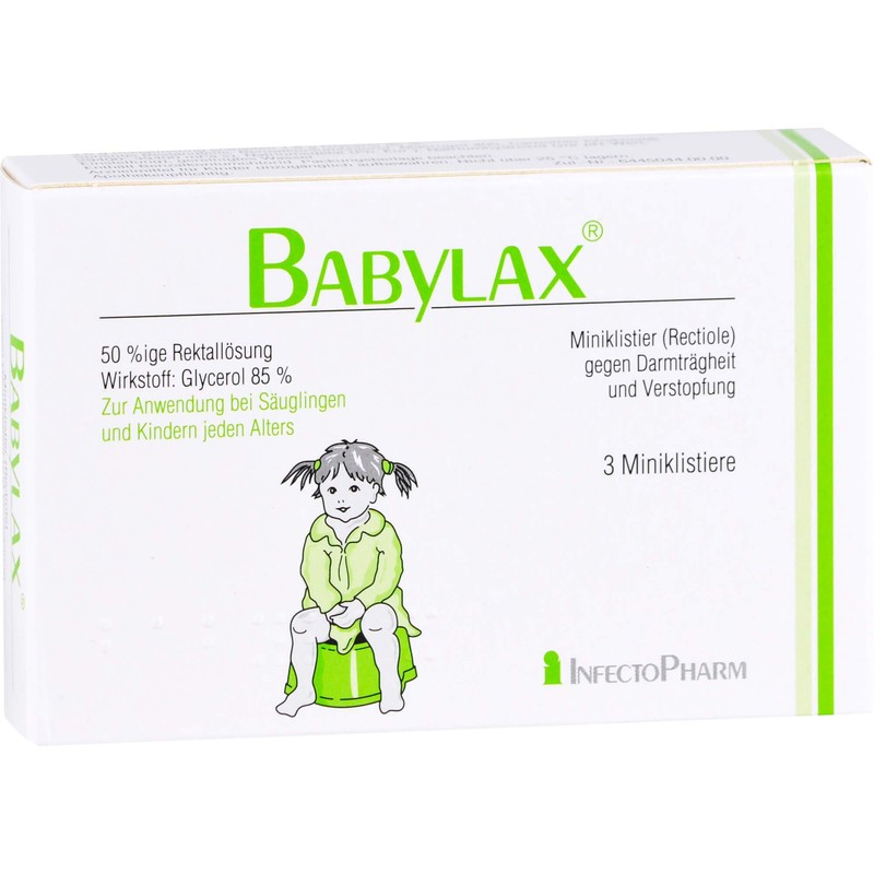BABYLAX Mini Enema for Constipation, Pack of 3