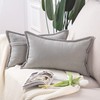 Madizz Set of 2 Short Chenille Decorative Cushion Covers, Soft