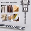 1/8 Inch Down Cut Single Flute (O Flute) Spiral End