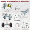 Rolling Gate Hardware Kit for Farm, Fence Gates, Rolling Gates-