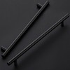 Ravinte 4 Pack 8-13/16 Inch Cabinet Handles Matte Black Stainless