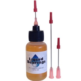 Liquid Bearings 100%-synthetic oil with Extra long 3" needle tip for all hand pruners and other garden tools, the BEST in lubrication and rust prevention!
