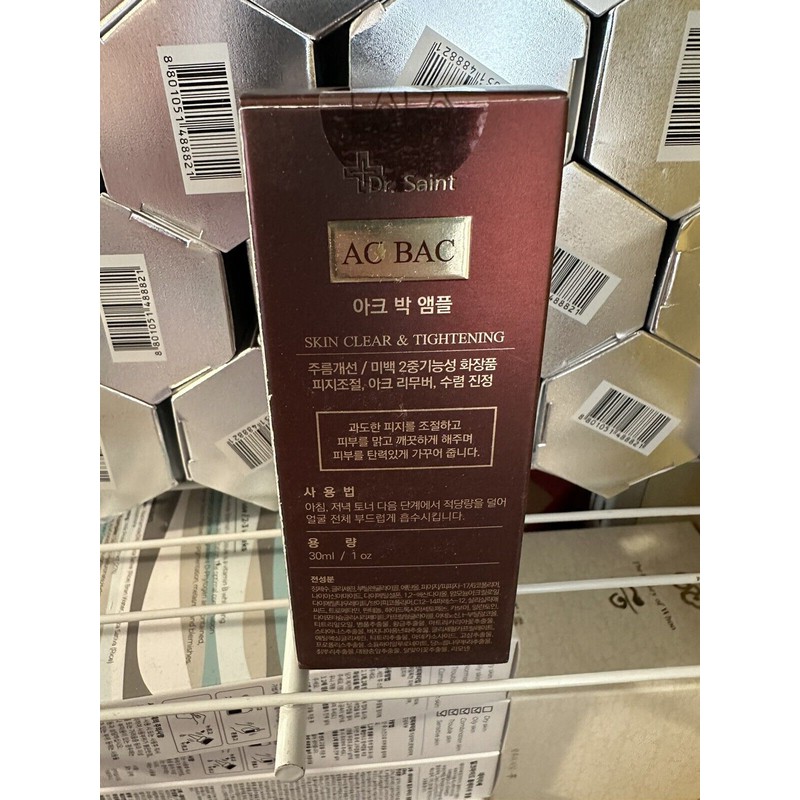 Dr.Saint AC BAC Skin Clear & Tightening Ampoule 30ml For