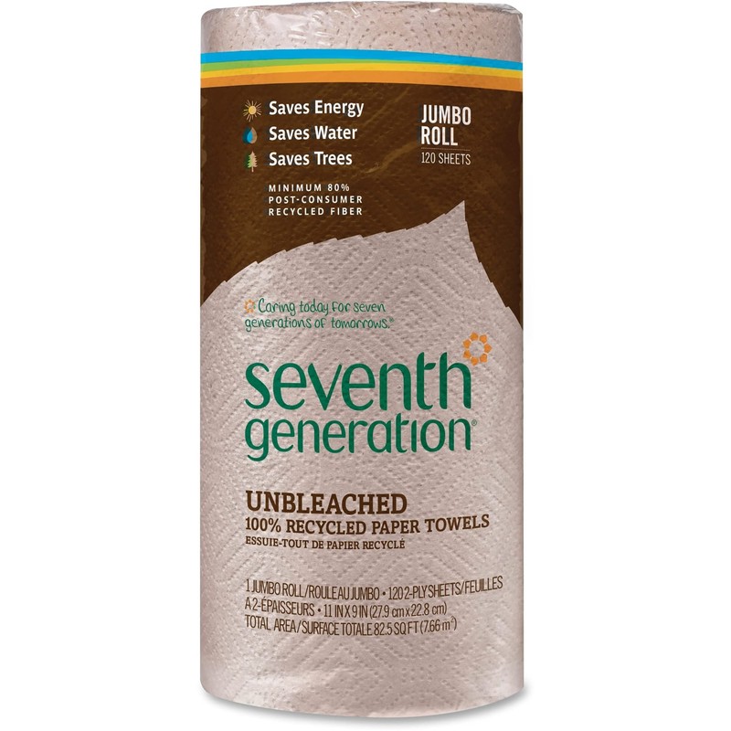 Seventh Generation Nat Paper Towels, 120 Cnt, 120-Count