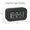 FAMICOZY Small Digital Alarm Clock,Simple Operation,Easy to Read,Ascending Alarm,12/24Hr,Snooze Backlight