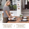 Miqio® Felt and Leather Design Place Mats (Round) – Set