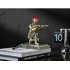 CYXStar Roman Praetorian Warrior Knight Pen Holder Desk Ornament Resin