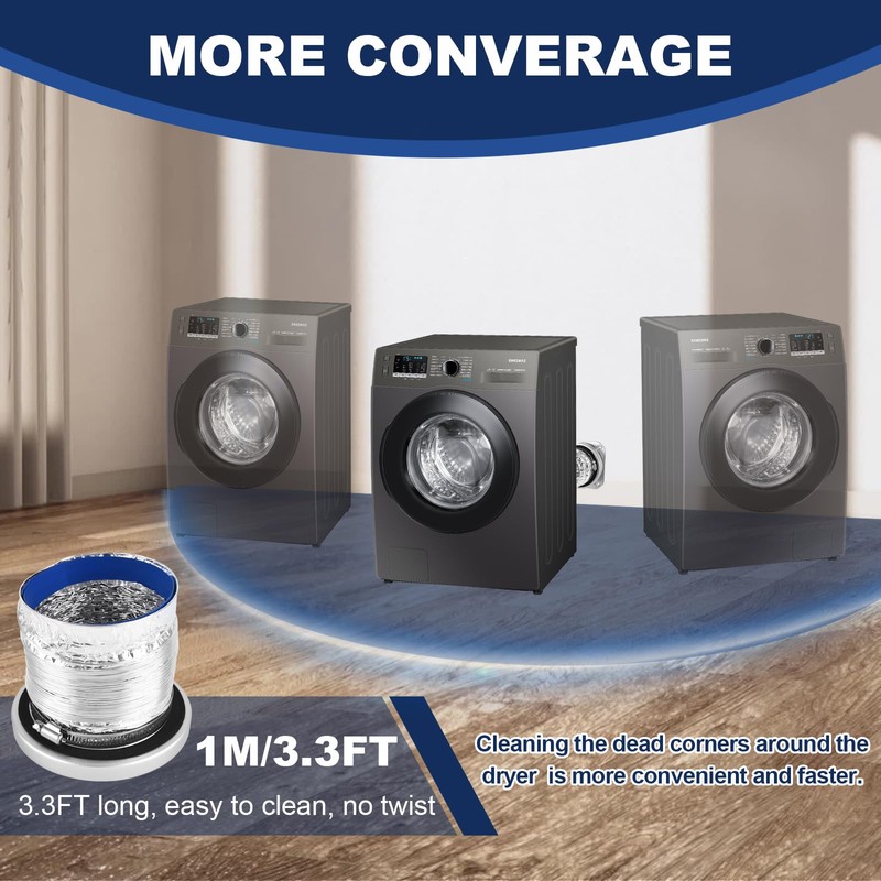 Magnetic Dryer Vent Coupling Kit, Quick Connect Aluminium Alloy DV180