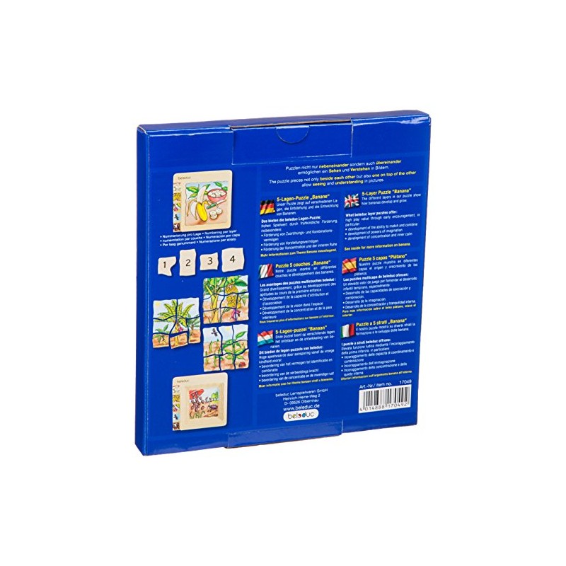 Beleduc 5 Layer Banana Puzzle