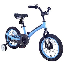 Mobo Bicycle-Training-Wheels First Bike w/Training Wheels. 14” Toddler Bicycle