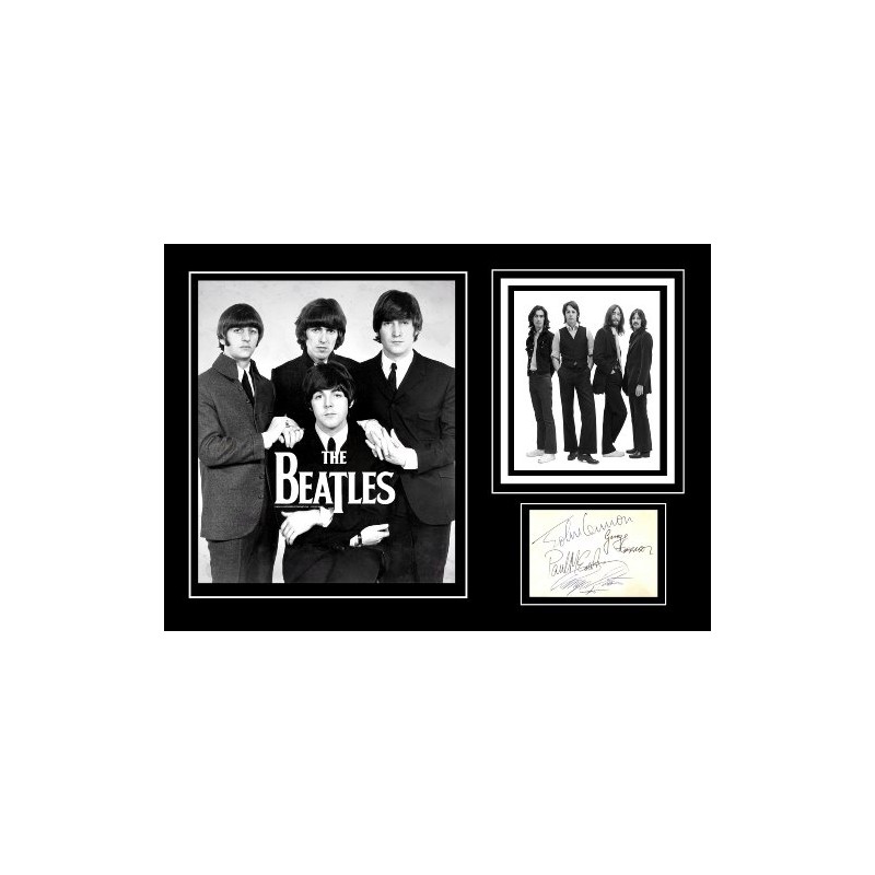 THE BEATLES PRE PRINTED AUTOGRAPH