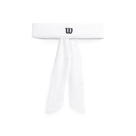 Wilson Tie Fascia, Per Prestazioni Ad Alta Energia E Controllo Del Sudore, Con Vestibilità Regolabile E Lunghezza Estesa, Colore: Bianco Brillante, Taglia: Taglia Unica