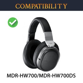 SOULWIT Headband Upholstery Kit for Sony MDR-HW700, MDR-HW700DS Headphones, Headband Top Cushion Cover Repair Part, Easy DIY Installation