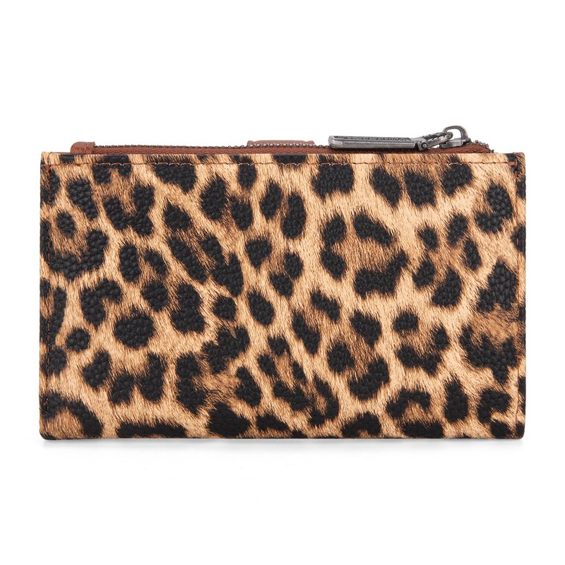 Wrangler Wallet for Women Leopard Print Women's Wallets Bifold Wallets,