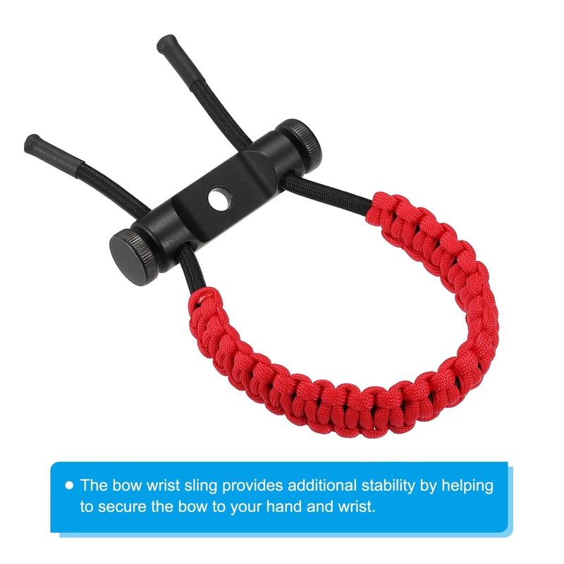 PATIKIL Archery Bow Wrist Sling, Adjustable Compound Braided Wrist Strap