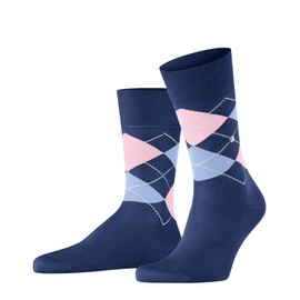 Burlington Men's Manchester M SO Cotton Patterned 1 Pair Socks, Blue (Night Blue 6583) new - eco-friendly, 6.5-11