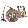 Saint Benedict Brass Tone Medal with wallet Size Prayer Card
