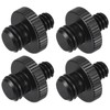 QUARKZMAN Microphone Stand Adapter 3/8-16 Male to 1/4-20 Male Camera