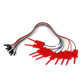 Angelkiss Test Clamp Wire Hook Test Clip for Logic Analyzer Wire Connector Pack of 10