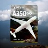 Delta Air Lines Collectible Pilot Trading Card Airbus A350-900 No.60