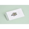 Noristudio Succulent and Gray Tabby Cat Enamel Pin for Cat