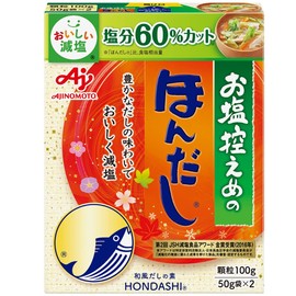 Ajinomoto Salt Moderate Hondashi 100g (50g x 2 bags) [Reduced Salt]