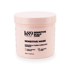 K89 Scalp Care Sensitive Mask. Mascarilla para cuero cabelludo sensible enriquecida con Pantenol, Glicerin y Extracto de grano entero de uva 300ml. (S
