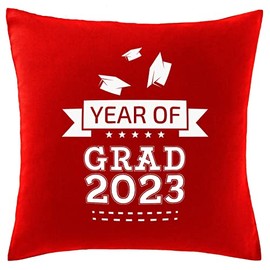 Hippowarehouse year of grad 2023 Printed bedroom accessory cushion cover case 41x41cm
