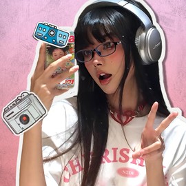 SIPHEW Fashion Y2k Fake Glasses for Women -Trendy Clear Cosplay Eyewear with Anti-Blue Light Protection