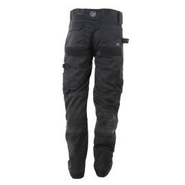 Apache Apache Workwear Men's Site Trouser | ATS 3D Stretch Holster Trouser | Grey/Black 29L x 36W | Cordura Side Cargo Pocket | Low Rise Comfort Waist | Reinforced Hem Knee Pad and Phone Pocket
