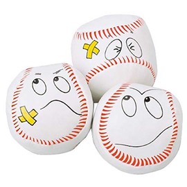 Dozen Baseball Funny Face Kick Balls