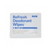 PDC Healthcare STJ-9112 Refresh Deodorant Mammography Patient Wipe, Lightly Scented,