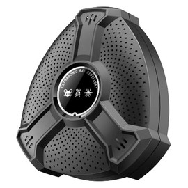 PestGuardX Ultrasonic Pest Repeller – Electronic Pest Control Device for Roaches, Mosquitoes, Mice, Spiders, Ants, Fleas, and Bugs – Safe, for Home Garage, Office, and Hotel (Black)