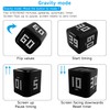 Qumox Digital Cube Timer, Rechargeable Flip Timer with Gravity Sensor