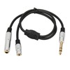 1 Split in 2 Sound Cable 1/4 Inch TRS Stereo