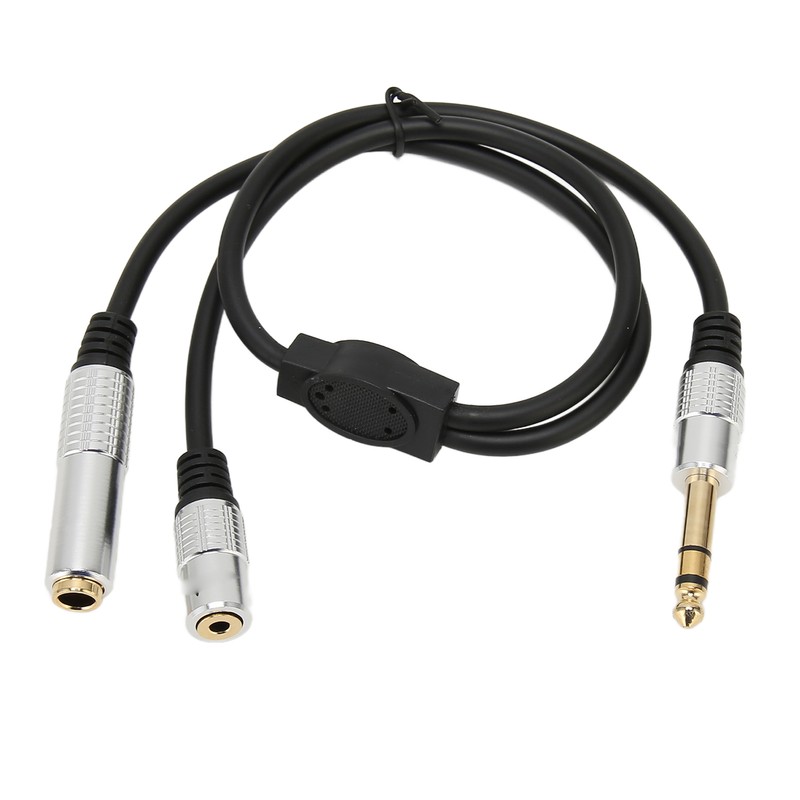 1 Split in 2 Sound Cable 1/4 Inch TRS Stereo