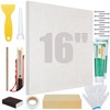 22 Pcs Drywall Repair Kit with 16x16x1/2 Drywall Repair Panel,