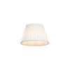 QAZQA Silk Pleated Lampshade White 25 I 16.5 cm