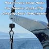Double Braided Nylon Boat Anchor Rope 3/8inch with 316 Stainless