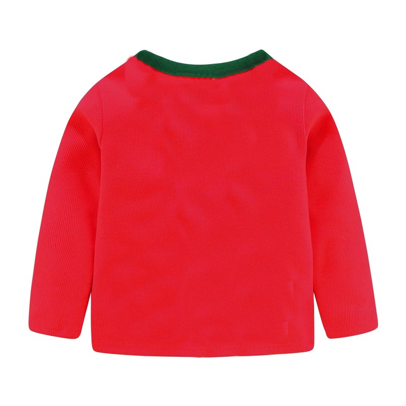 Mud Kingdom Chaqueta tipo cárdigan para niños pequeños bordada casual,