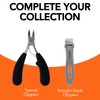 Kohm CP-220L Straight Blade, 5mm Heavy Duty, Wide Jaw Toenail