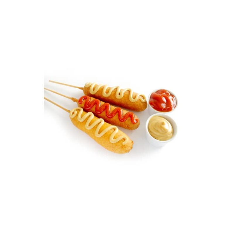 Perfect stix Wooden Corn Dog Sticks. 12 x 6mm. 200